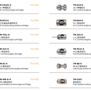 cartridge of low speed handpiece