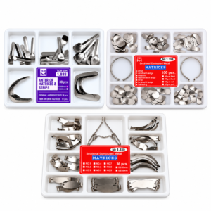 Dental Sectional Contoured Metal Matrices & Anterior Strips Kit (TOR VM Type No. 1.398 / 1.888 / 1.330)