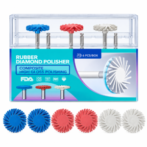Dental Diamond Spiral Flexible Polishing Wheels Kit